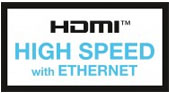 HDMI HIGH SPEED with ETHERNET