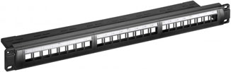 CAT6 Keystone panel 24port STP 1he CAT6 Keystone panel 24port STP 1he