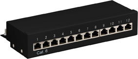 CAT6 Patchpanel 12 port CAT6 Patchpanel 12 port