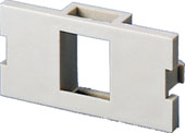 CAT6 bricka 1xKeystone till uttagsbox CAT6 bricka 1xKeystone till uttagsbox