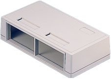CAT6 uttagsbox 4xKeystone CAT6 uttagsbox 4xKeystone