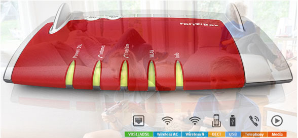 Fritz! Box7490 Gigabit ADSL-VDSL Router Fritz! Box7490 Gigabit ADSL-VDSL Router