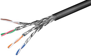 CAT6 utomhuskabel S-FTP PE
